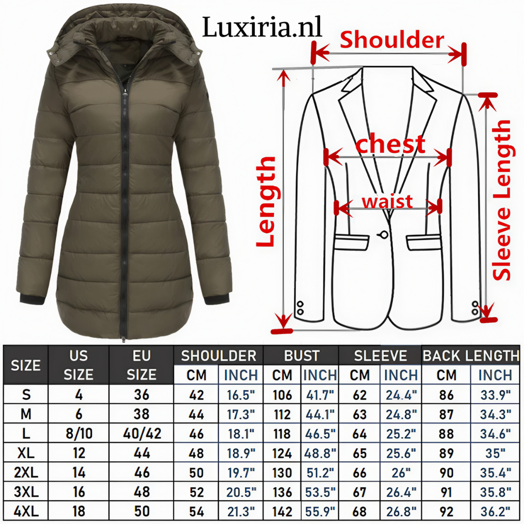 Luxurious Winter Jas | Water en Wind Dicht | Black Friday Deals