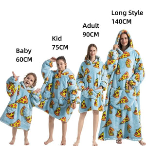 Oversized Trui Deken hoodies