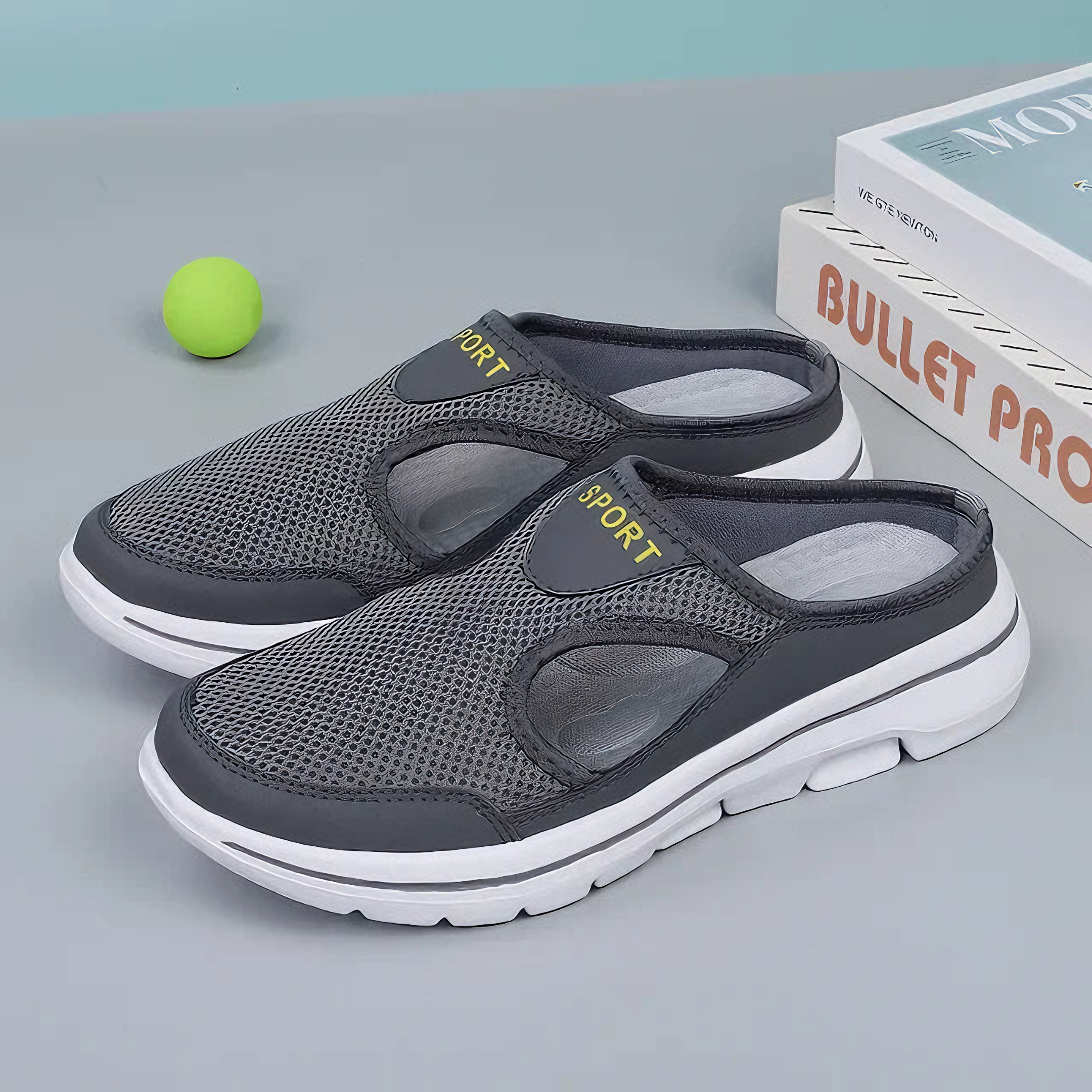 Slippers voor man & vrouw met comfortabele ademende ondersteuning - Luxiria