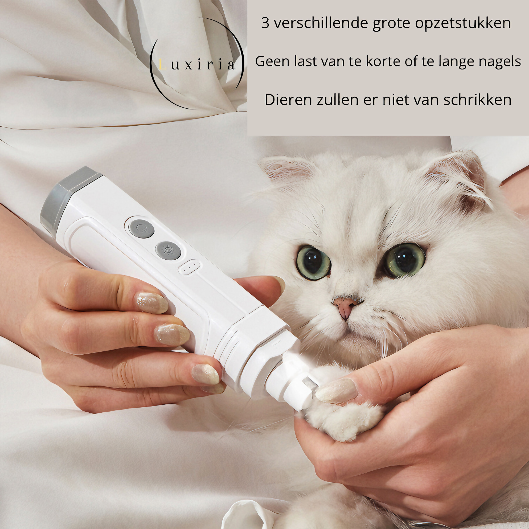 PediPaw™ Electrische nageltrimmer voor alle huisdieren! - Luxiria