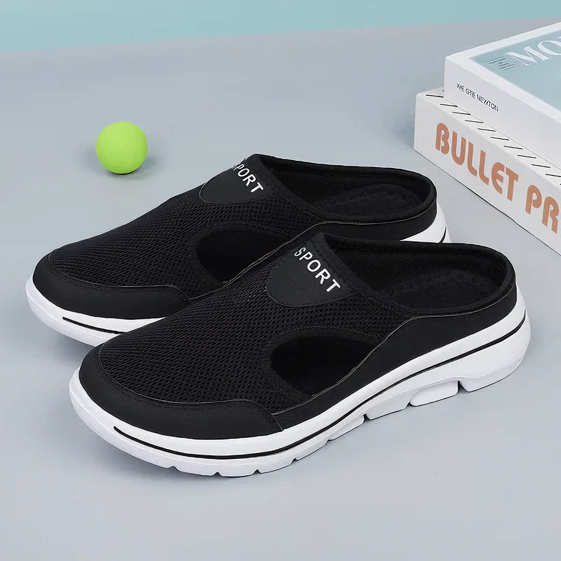 Slippers voor man & vrouw met comfortabele ademende ondersteuning - Luxiria